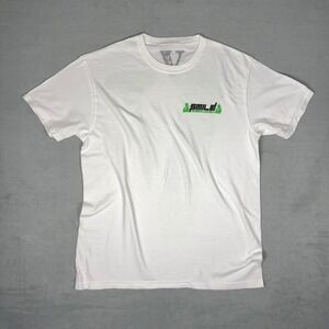 VLONE x Juice WRLD x The Weeknd Smile 999 T-Shirt White Green Sz L